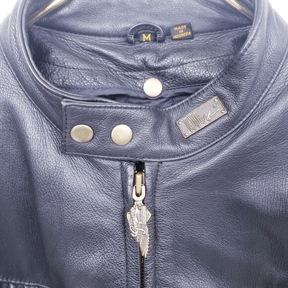 Harley Davidson Willie G Vintage Fringe Leather Motorcycle Biker Women's Jacket - Picture 13 of 16